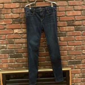 Hollister dark denim skinny jeans